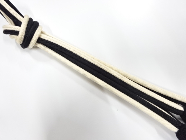 正絹　撚り房　手組帯締め